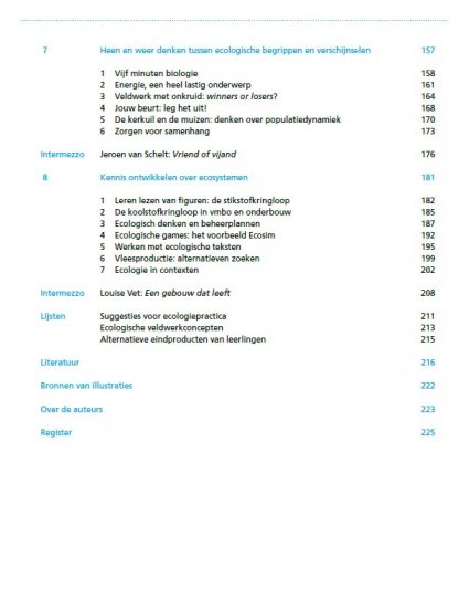 Ecologie: leren & onderwijzen - Afbeelding 4
